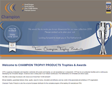 Tablet Screenshot of ctp-trophy.com